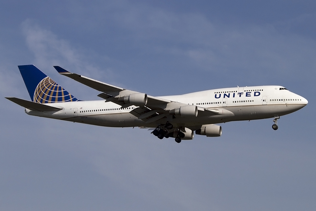 United Airlines, N107UA, Boeing, B747-422, 19.04.2015, FRA, Frankfurt, Germany




