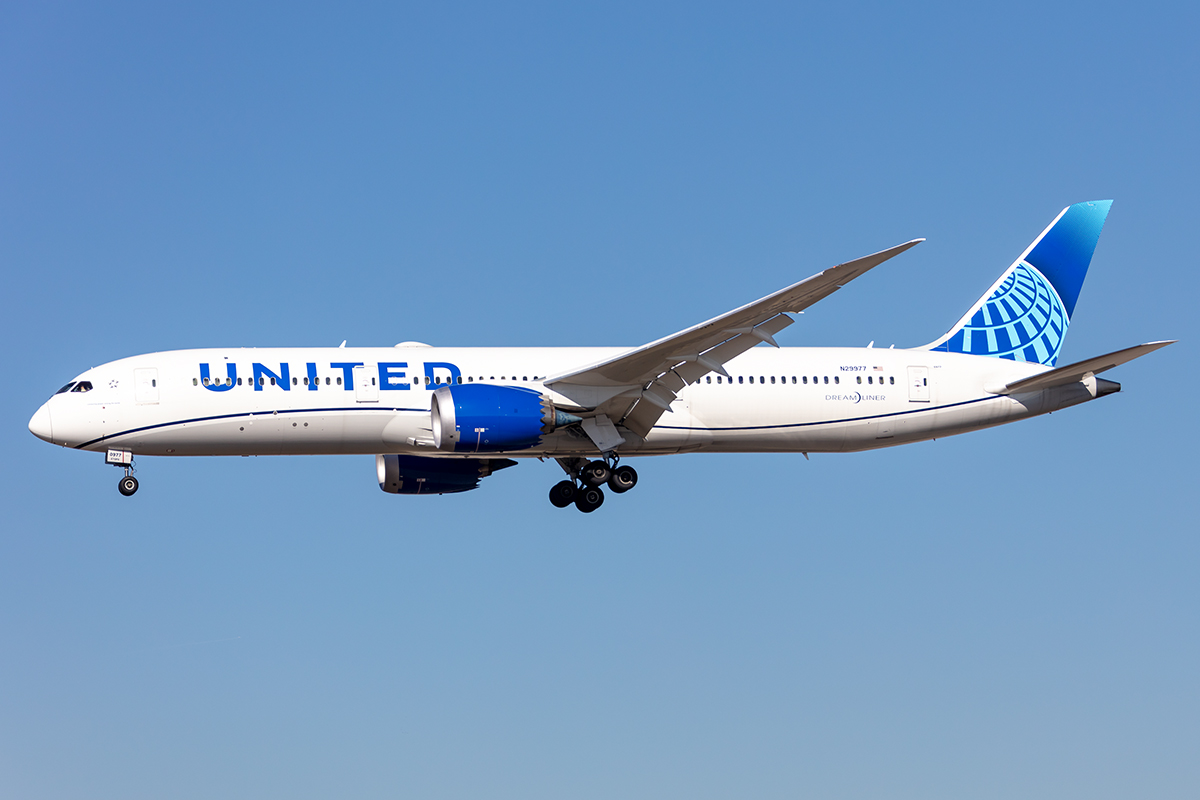 United Airlines, N29977, Boeing, B787-9, 21.02.2021, FRA, Frankfurt, Germany