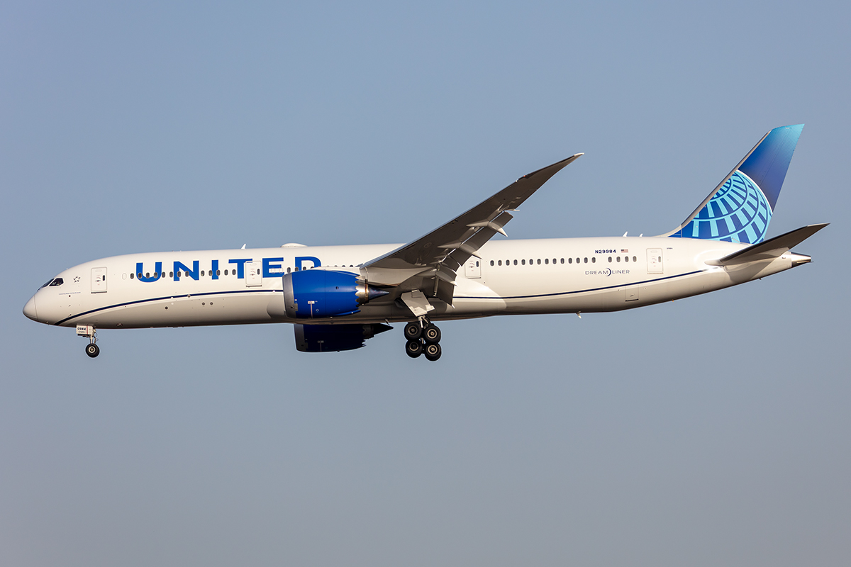 United Airlines, N29984, Boeing, B787-9, 24.02.2021, FRA, Frankfurt, Germany
