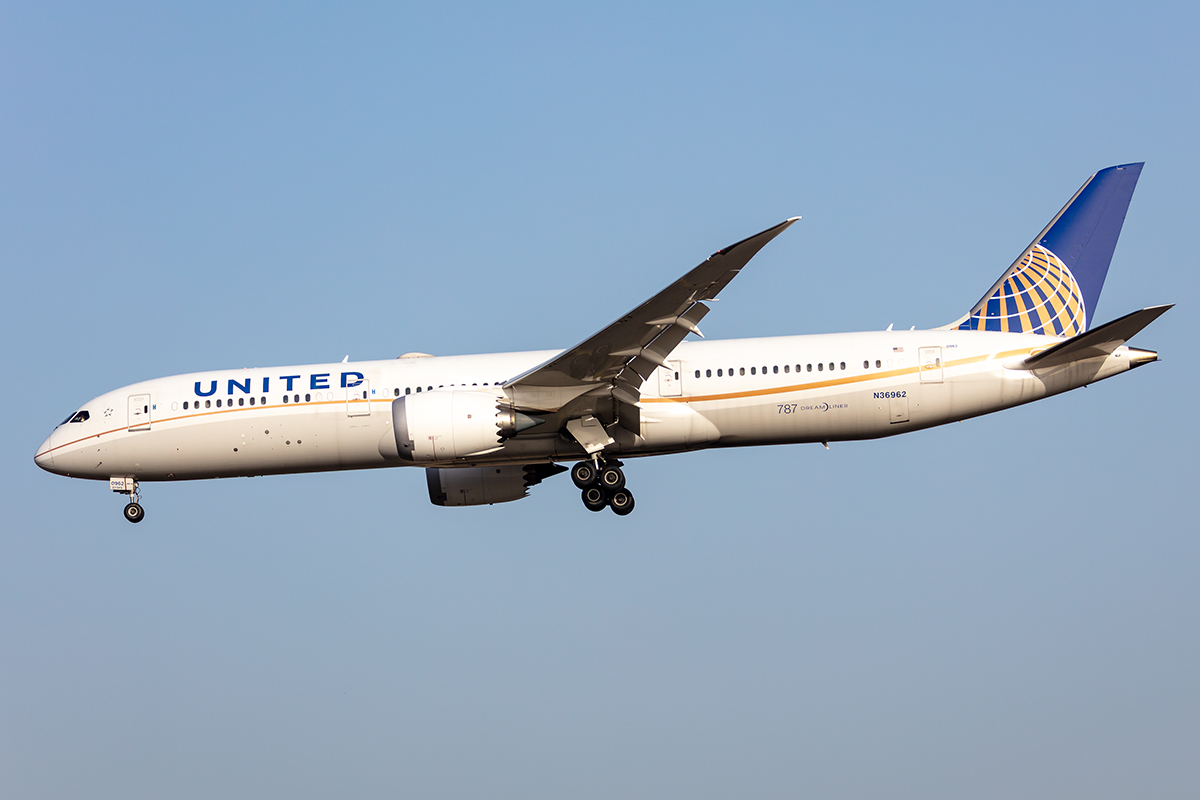 United Airlines, N36962, Boeing, B787-8, 24.02.2021, FRA, Frankfurt, Germany