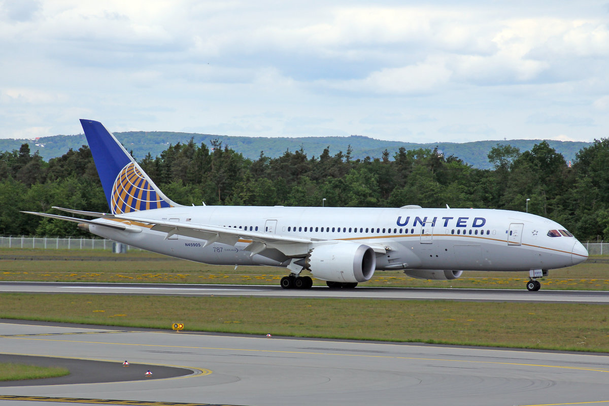 United Airlines, N45905, Boeing 787-824, 21.Mai 2017, FRA Frankfurt am Main, Germany.