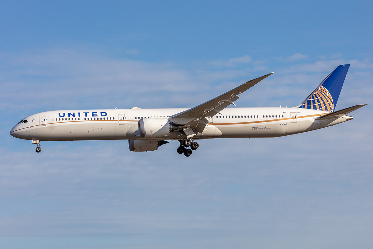 United Airlines, N91007, Boeing, B787-10, 29.03.2021, FRA, Frankfurt, Germany