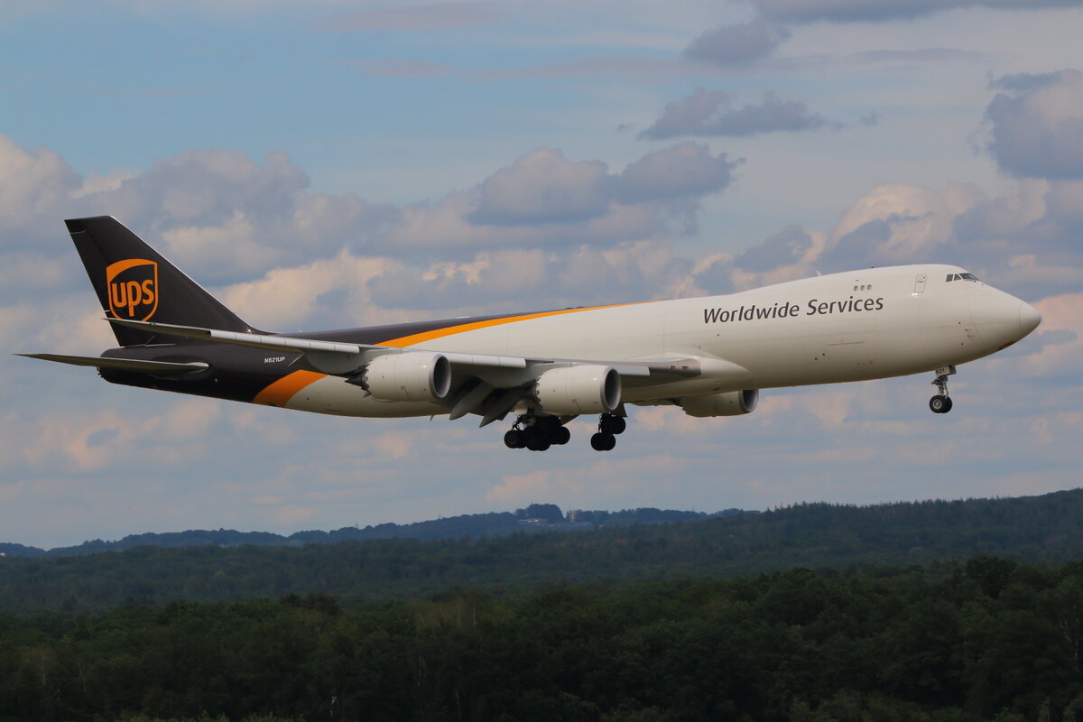 United Parcel Service (UPS), N621UP, Boeing 747-8F. Köln-Bonn (EDDK), 20.06.2021. 
