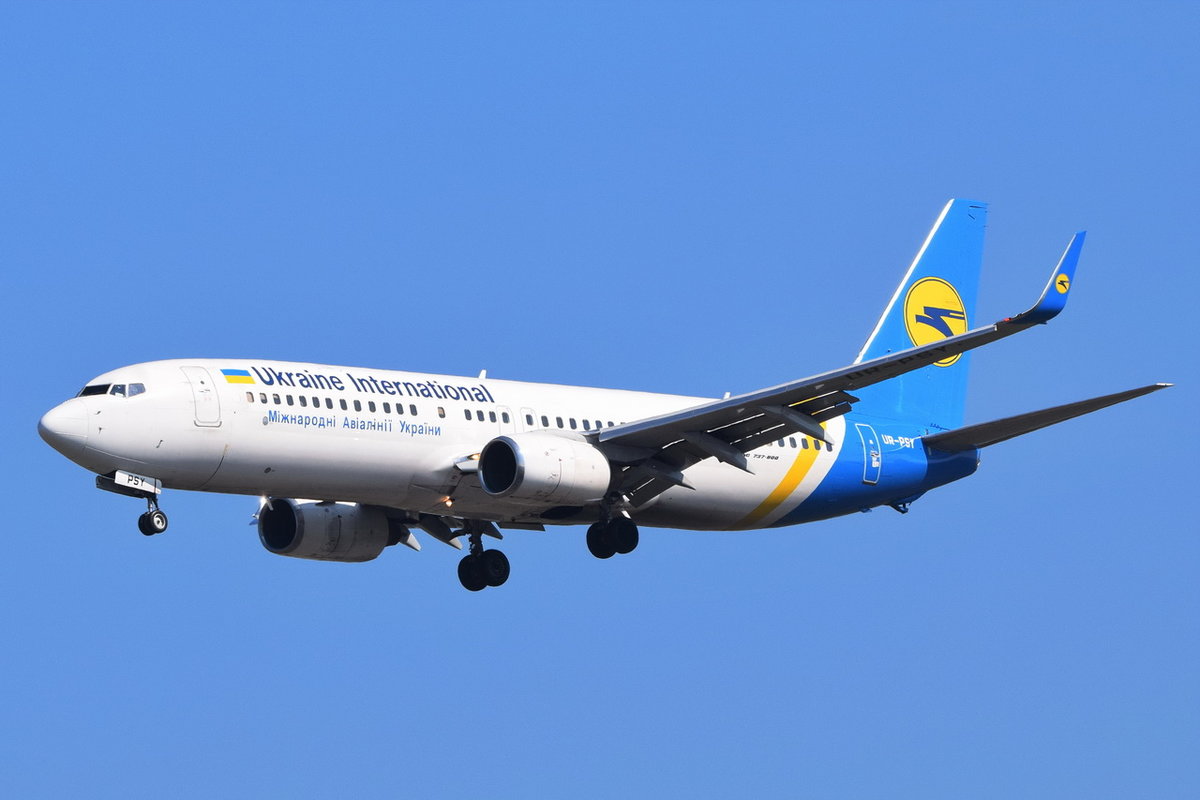 UR-PSY Ukraine International Airlines Boeing 737-8EH(WL) , 30.03.2019 , MUC