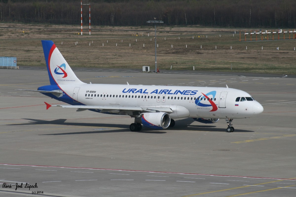 Ural Airlines, Airbus A320-214, VP-BMW, 30.3.2014, CGN/EDDK