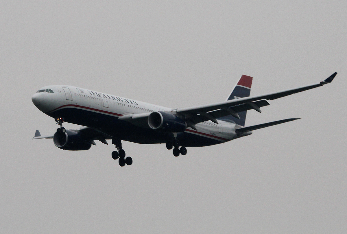 US Airways A 330-243 N279AY bei der Landung in Frankfurt am 11.06.2013