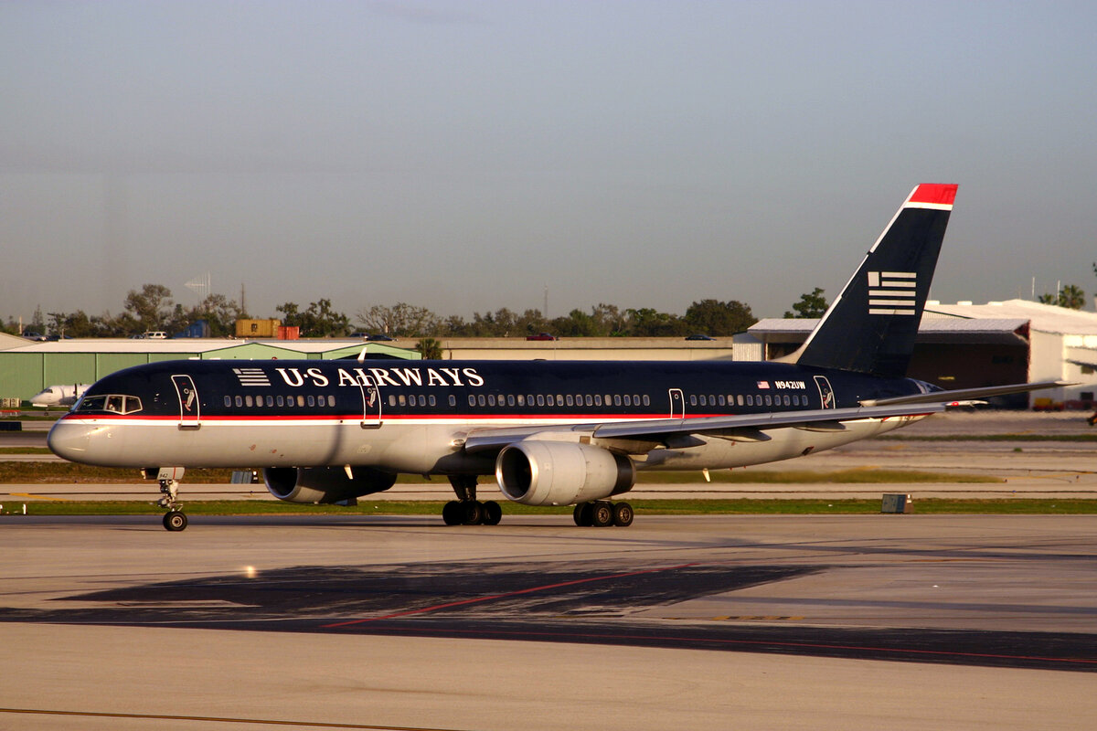 US Airways, N924UW, Boeing 757-2B7, msn: 27807/662, 08.Januar 2007, FLL Fort Lauderdale, USA.