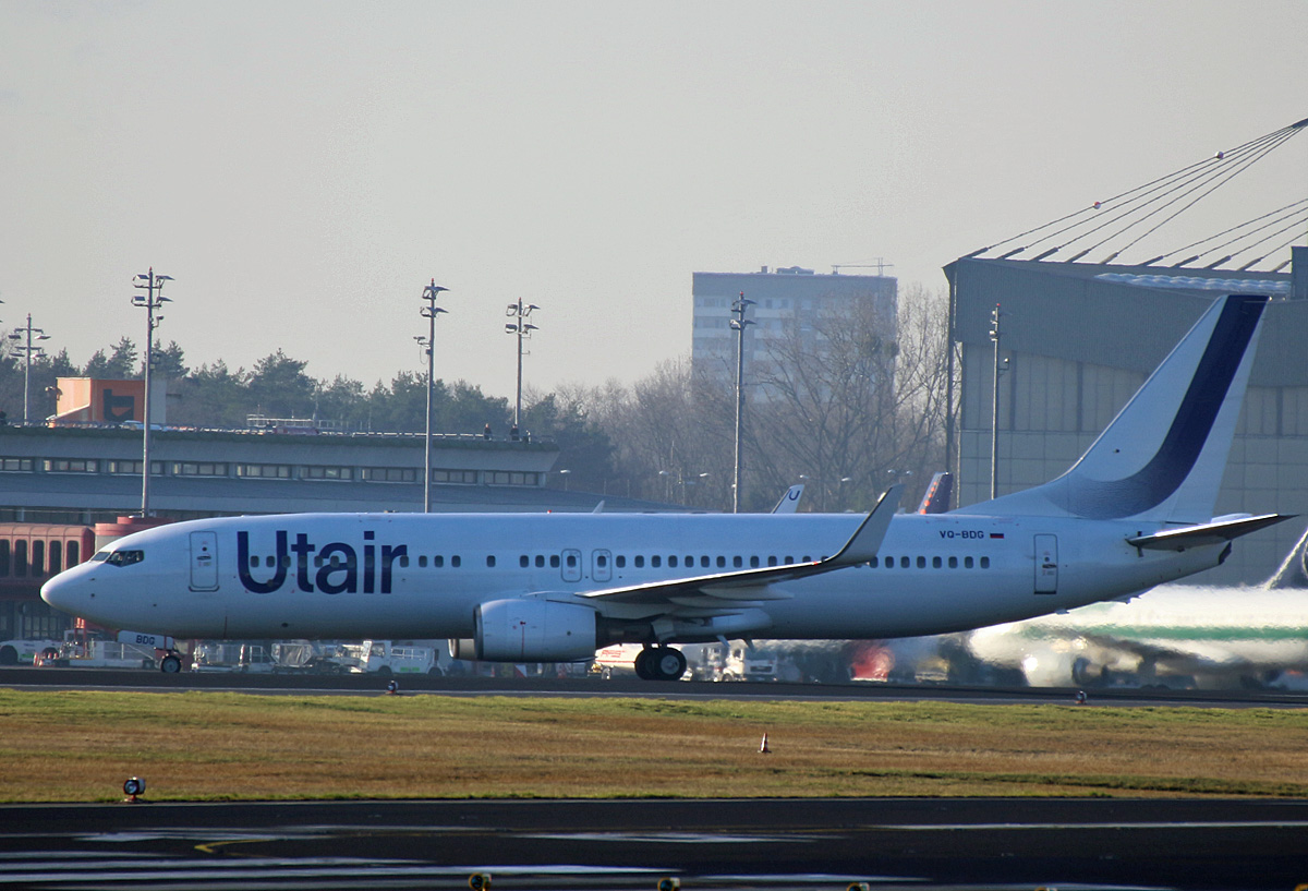 UTair, Boeing B 737-84P, VQ-BDG, TXL, 20.12.2019