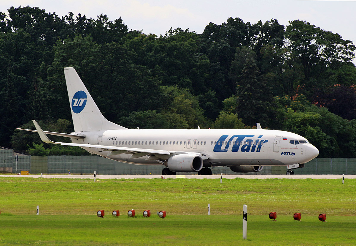 UTair, Boeing B 737-8GU, VQ-BQS, TXL, 10.08.2019