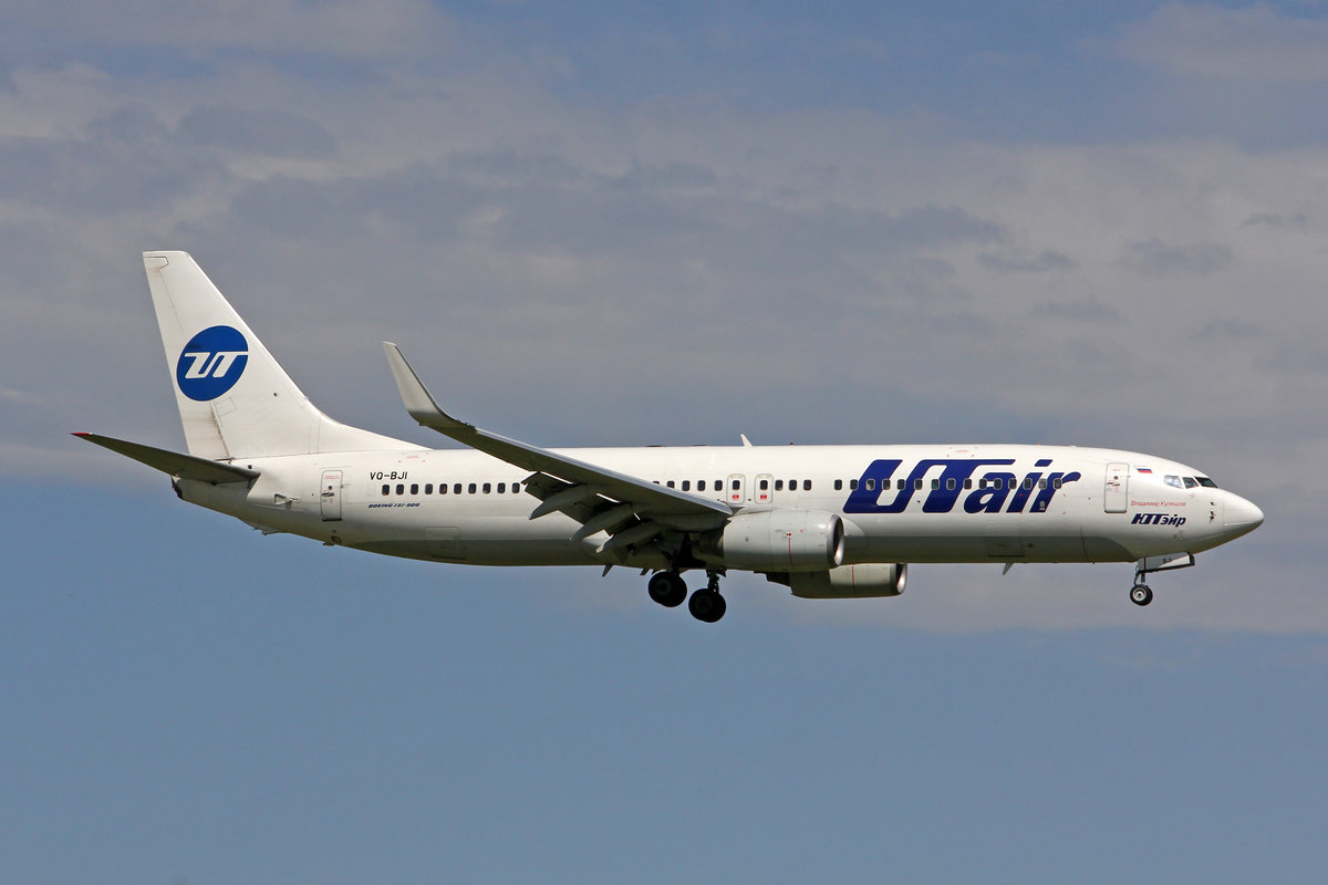 UTair, VQ-BJI, Boeing 737-8AS, msn: 29937/1238,  Vladimir Kuleshov ,  29.April 2018, ZRH Zürich, Switzerland.