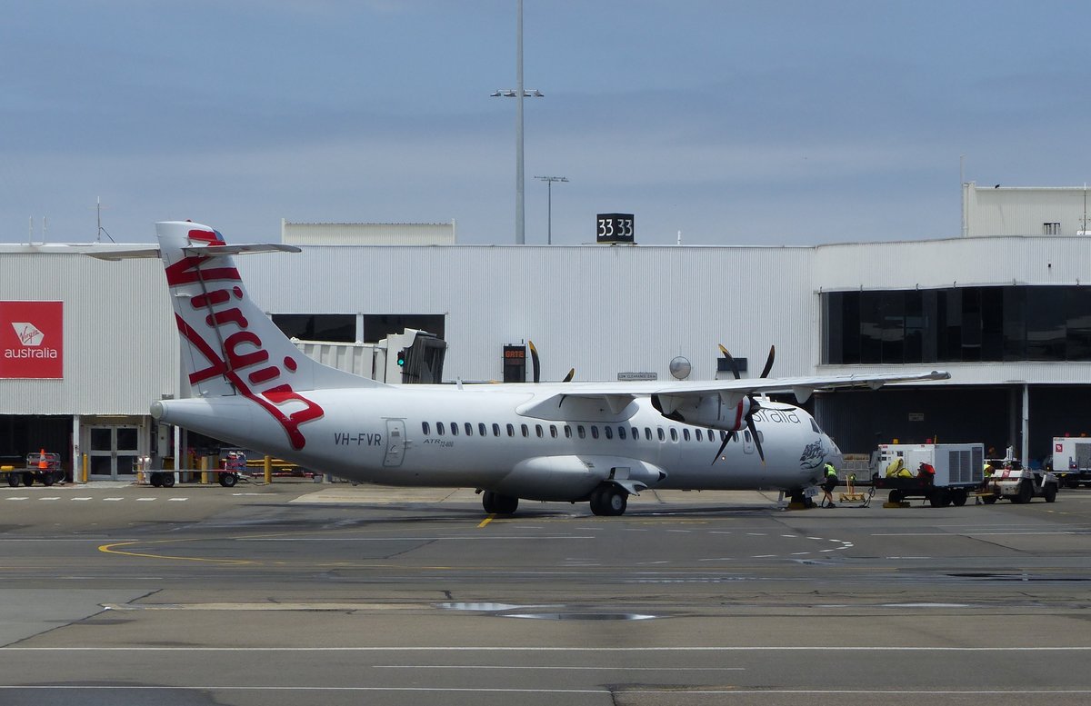 VH-FVR, ATR72-600, Virgin Australia, Sydney Airport (SYD), 4.1.2018