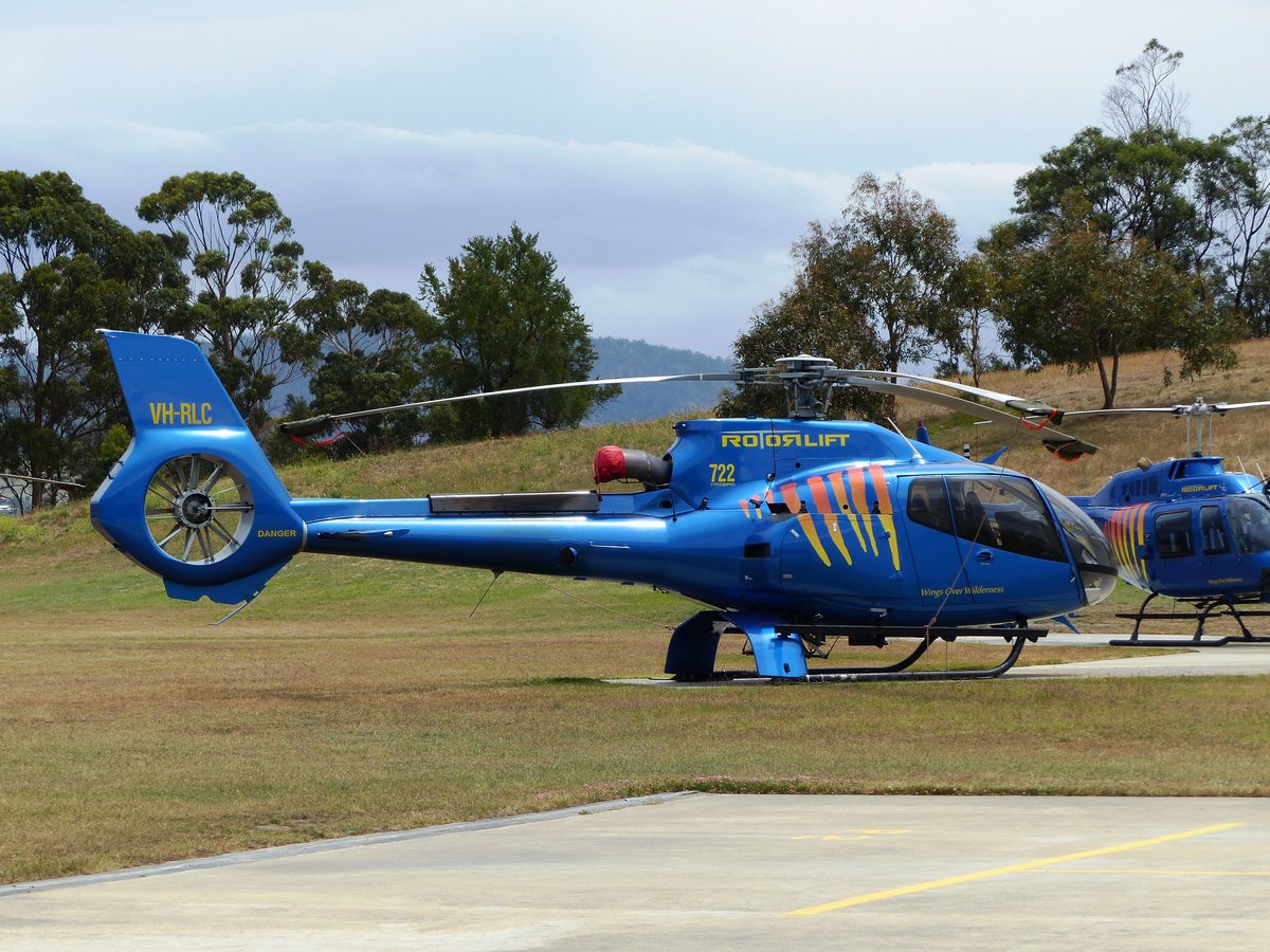 VH-RLC, Eurocopter EC-130B4, Rotorlift Aviation, Hobart Airport (HBA), 13.1.2018