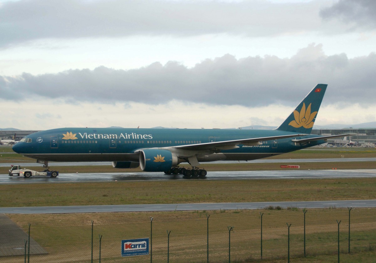 Vietnam Airlines, VN-A150, Boeing, 777-200 ER, 18.04.2014, FRA-EDDF, Frankfurt, Germany