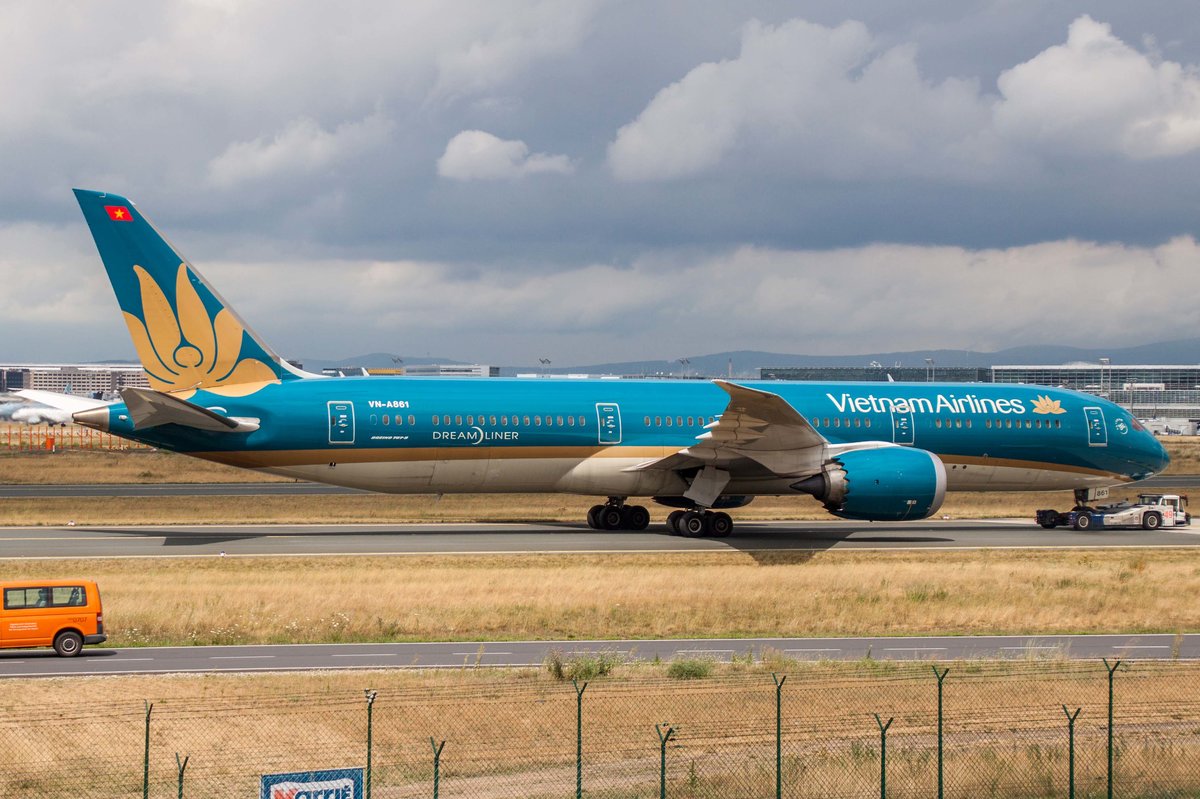 Vietnam Airlines (VN-HVN), VN-A861, Boeing, 787-9 Dreamliner, 10.07.2017, FRA-EDDF, Frankfurt, Germany 