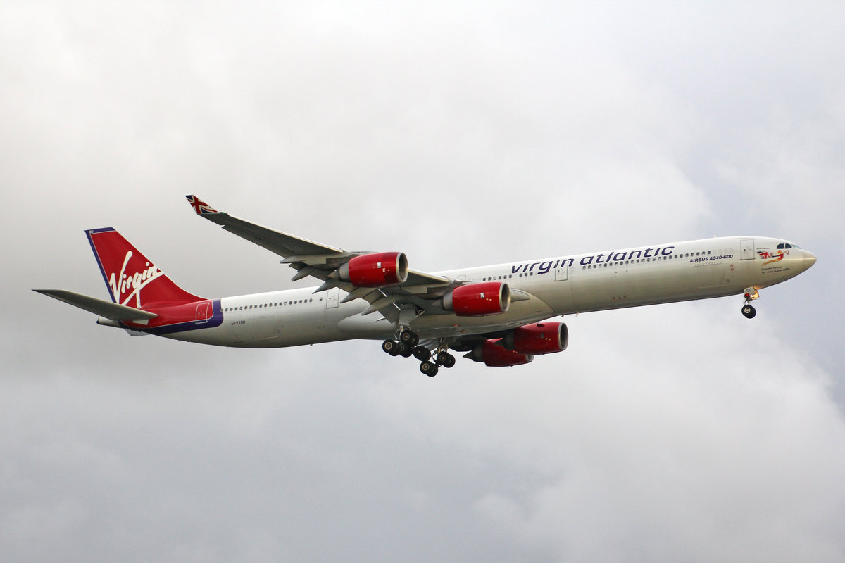 Virgin Atlantic Airways, G-VYOU, Airbus A340-642, 01.Juli 2016, LHR London Heathrow, United Kingdom.