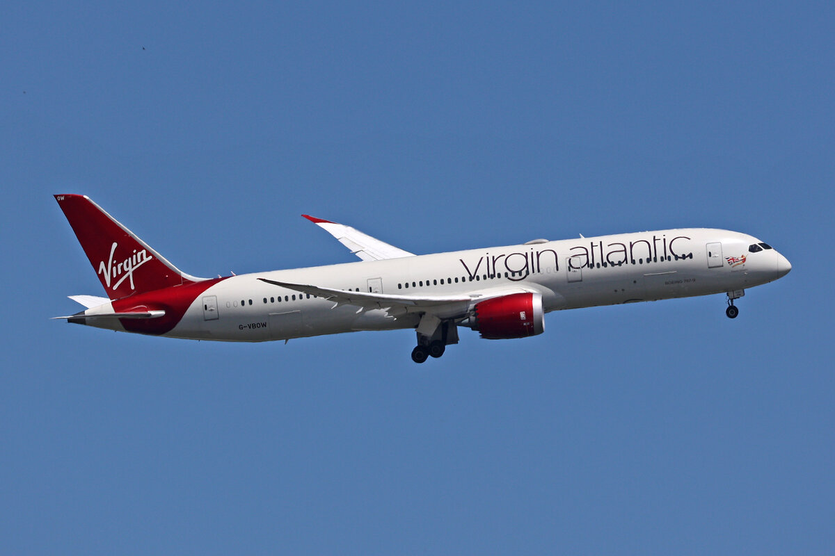 Virgin Atlantic, G-VBOW, Boeing B787-9, msn: 37978/534,  Pearly Queen , 07.Juli 2023, LHR London Heathrow, United Kingdom.