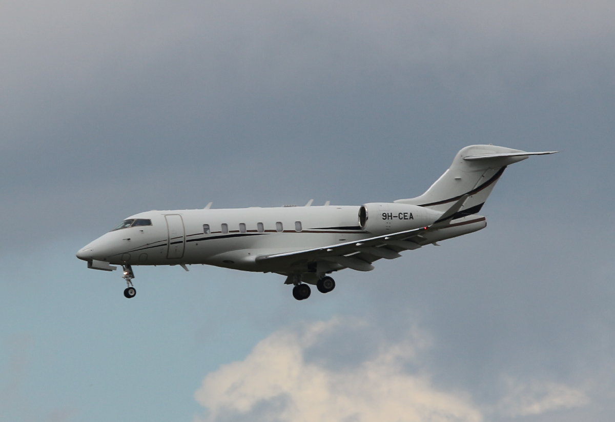 Vista Jet, Challenger 350, 9H-CEA, BER, 09.06.2026