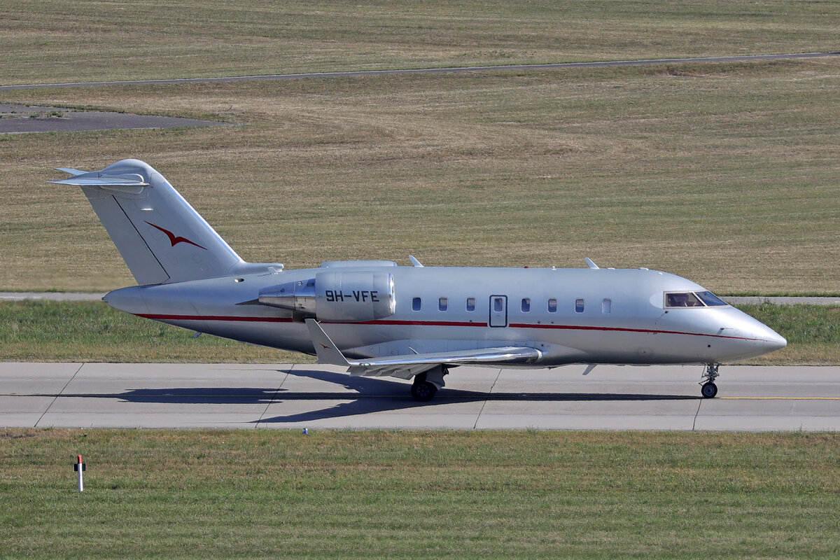 VistaJet Malta, 9H-VFE, Bombardier Challenger 605, msn: 5974, 19.Juni 2026, ZRH Z�rich, Switzerland.