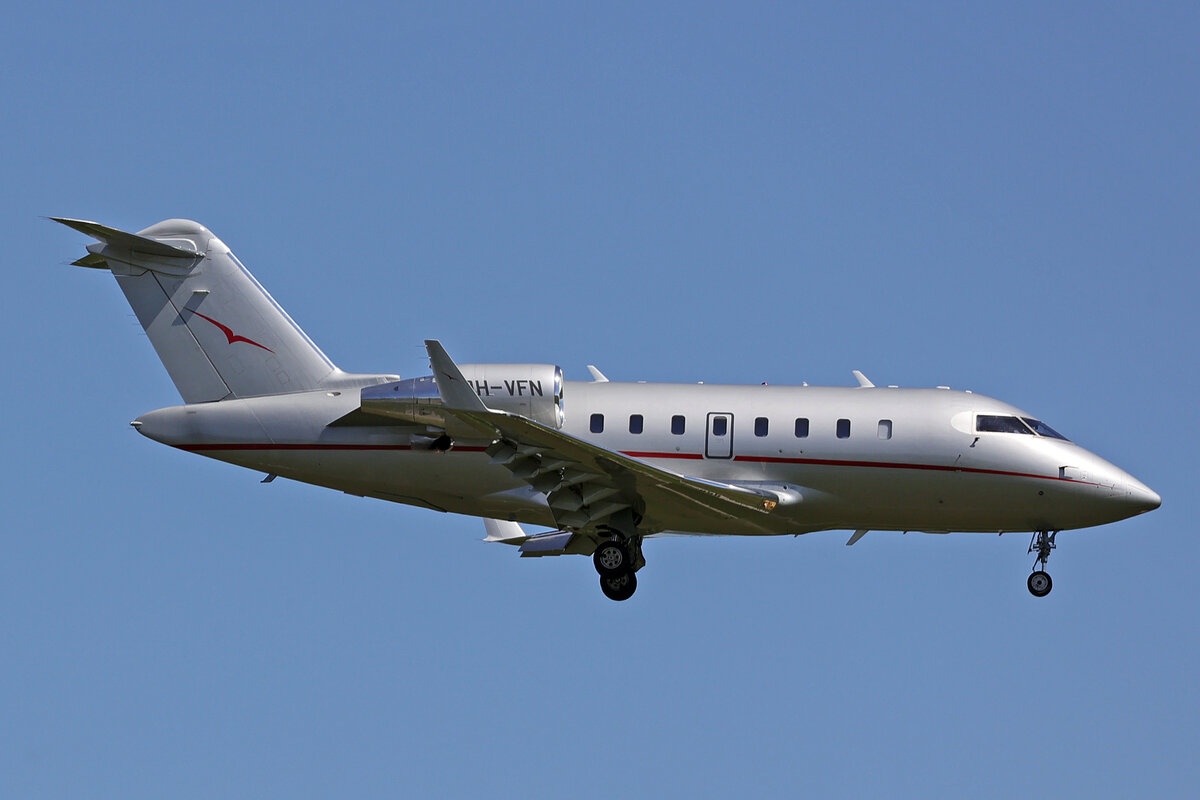 VistaJet Malta, 9H-VFN, Bombardier Challenger 605, msn: 5742, 23.April 2026, ZRH Zürich, Switzerland.