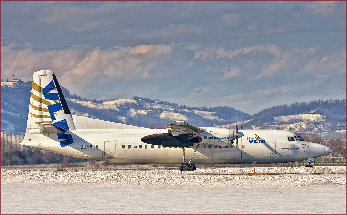 VLM OO-VLS; Fokker 50; Maribor MBX; 8.3.2018