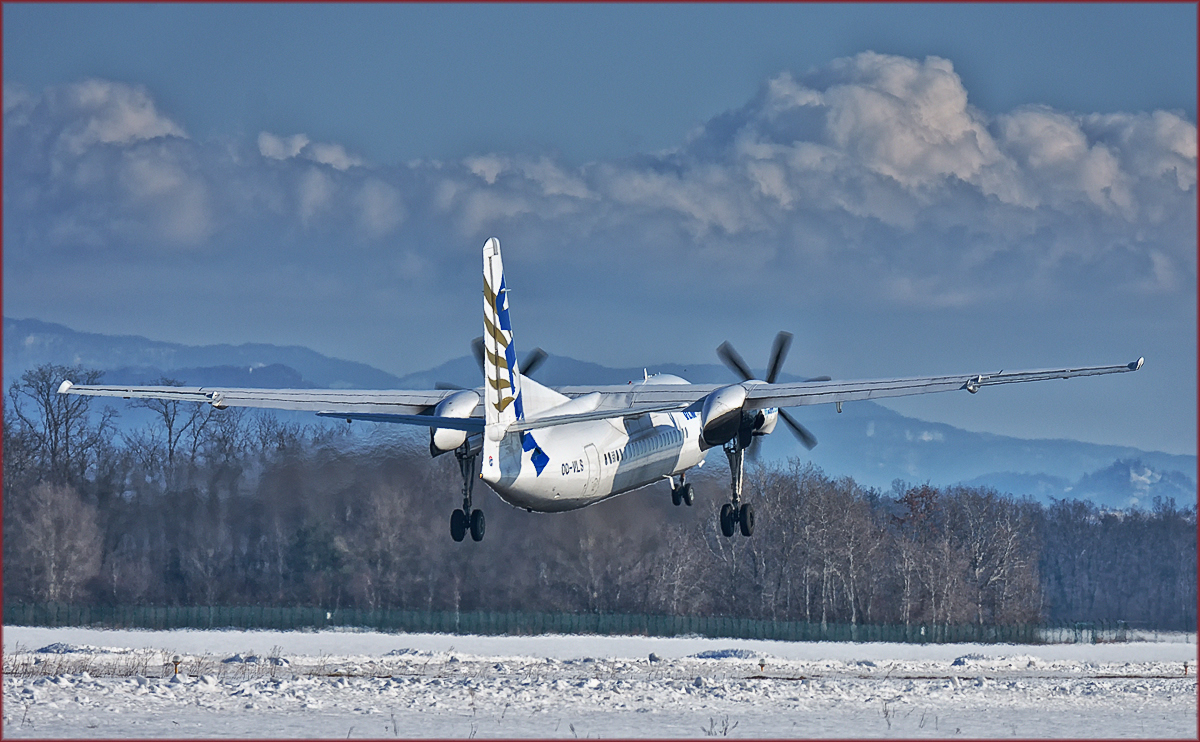 VLM OO-VLS; Fokker 50; Maribor MBX; 8.3.2018