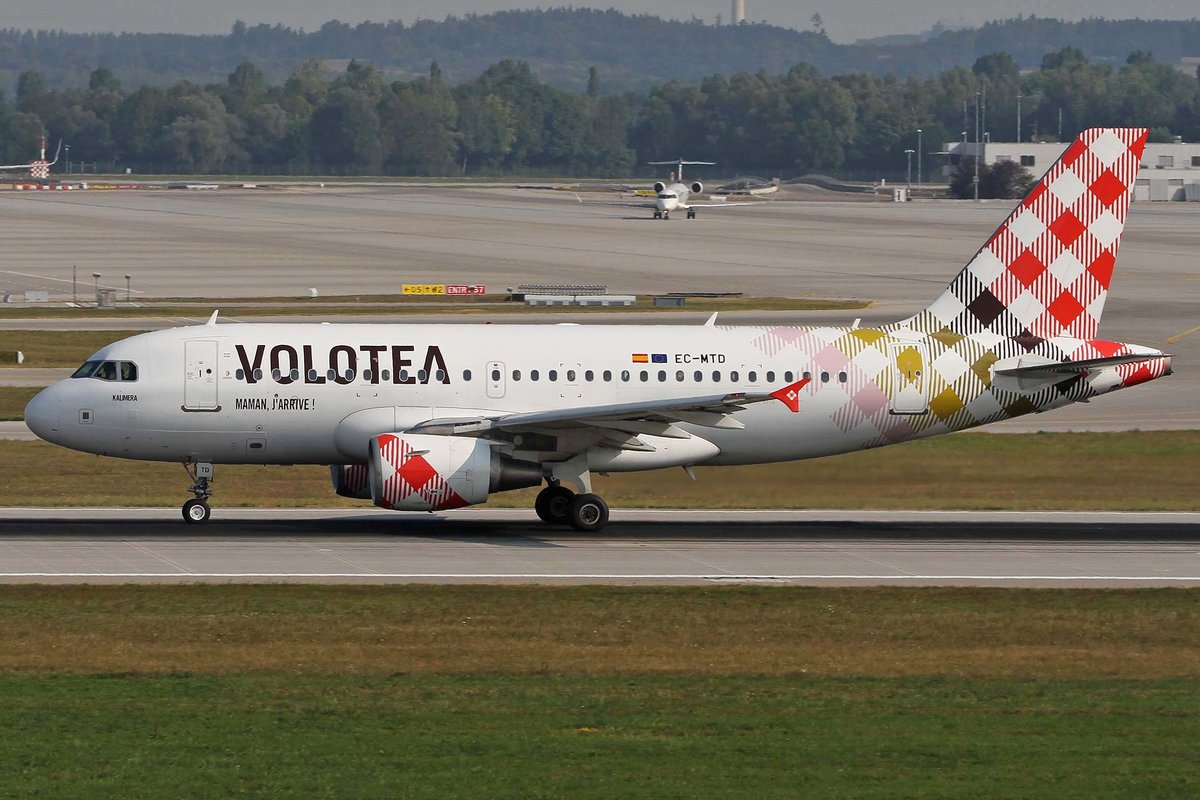 Volotea Airlines, EC-MTD, Airbus, A 319-111,  Kalimera , MUC-EDDM, München, 20.08.2018, Germany