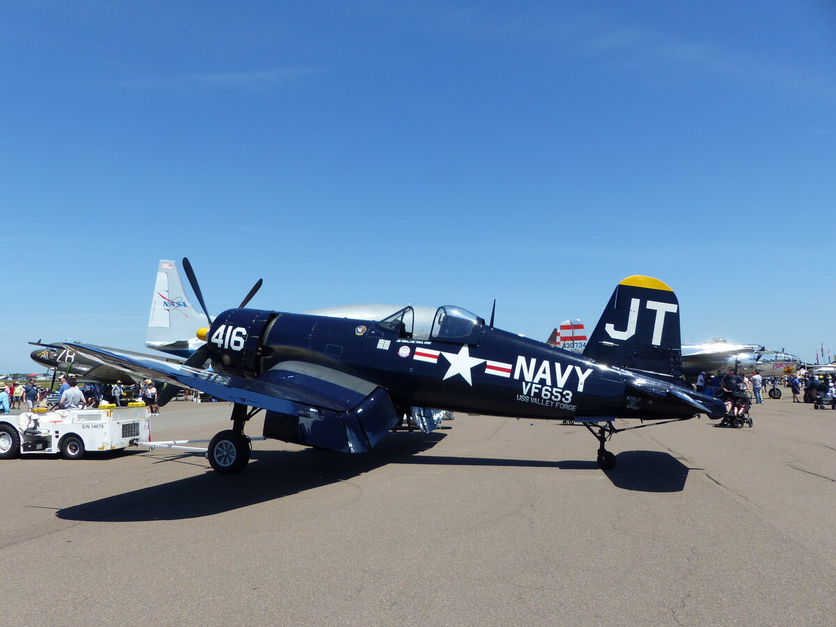 Vought F4-U Corsair, N713JT, Sun`n Fun, Lakeland-Linder Int. (LAL/KLAL), 16.4.2026
