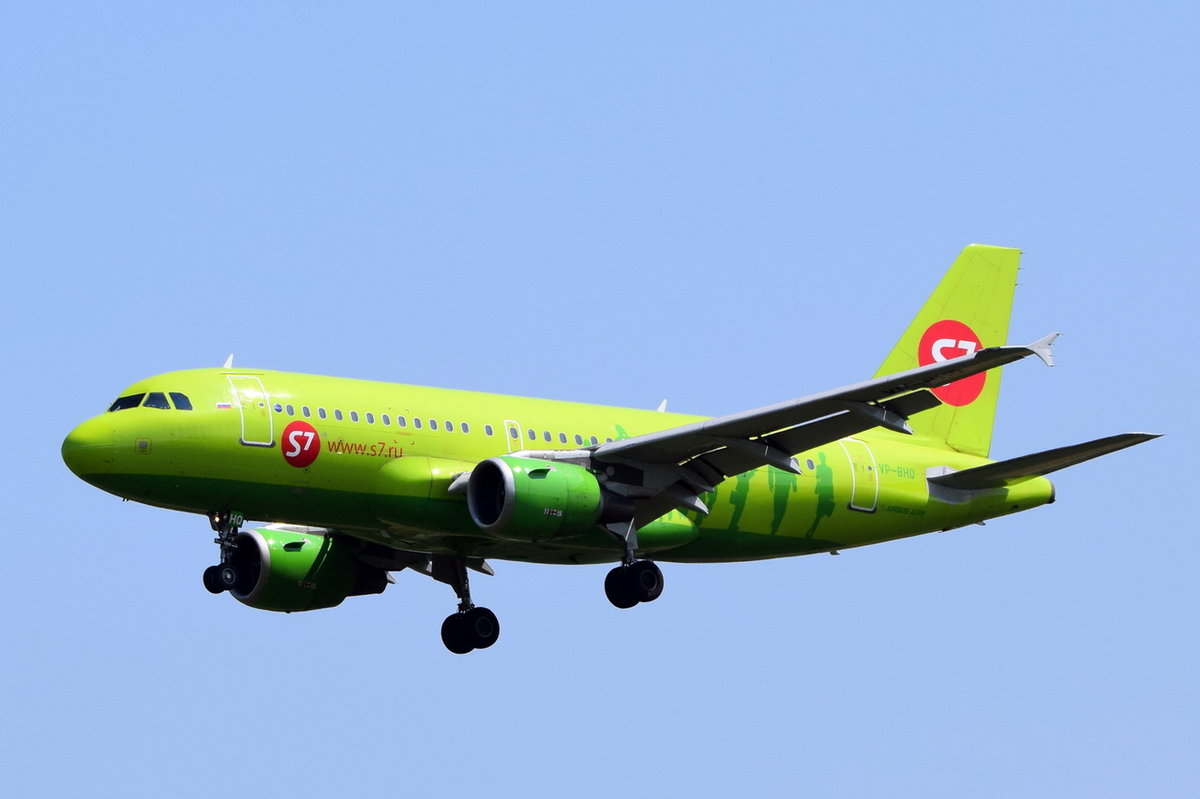 VP-BHQ S7 - Siberia Airlines Airbus A319-114  , MUC , 20.06.2017