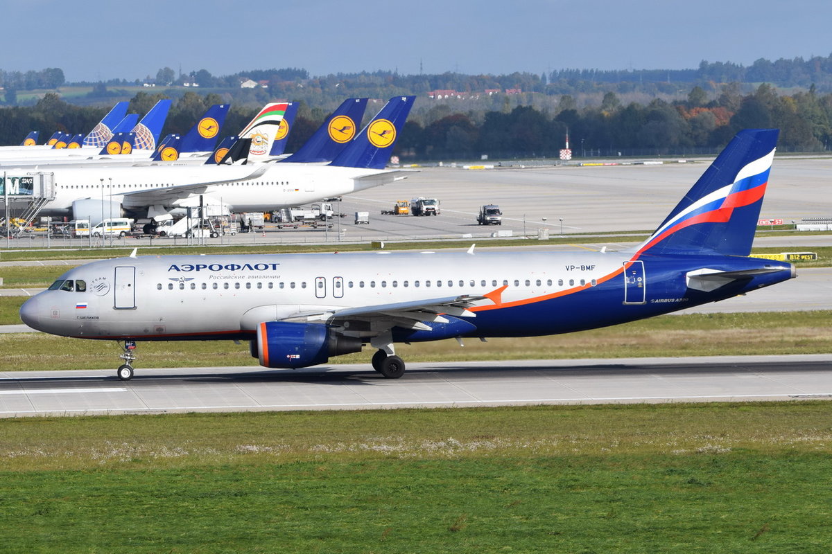 VP-BMF Aeroflot - Russian Airlines Airbus A320-214  , MUC , 06.10.2017