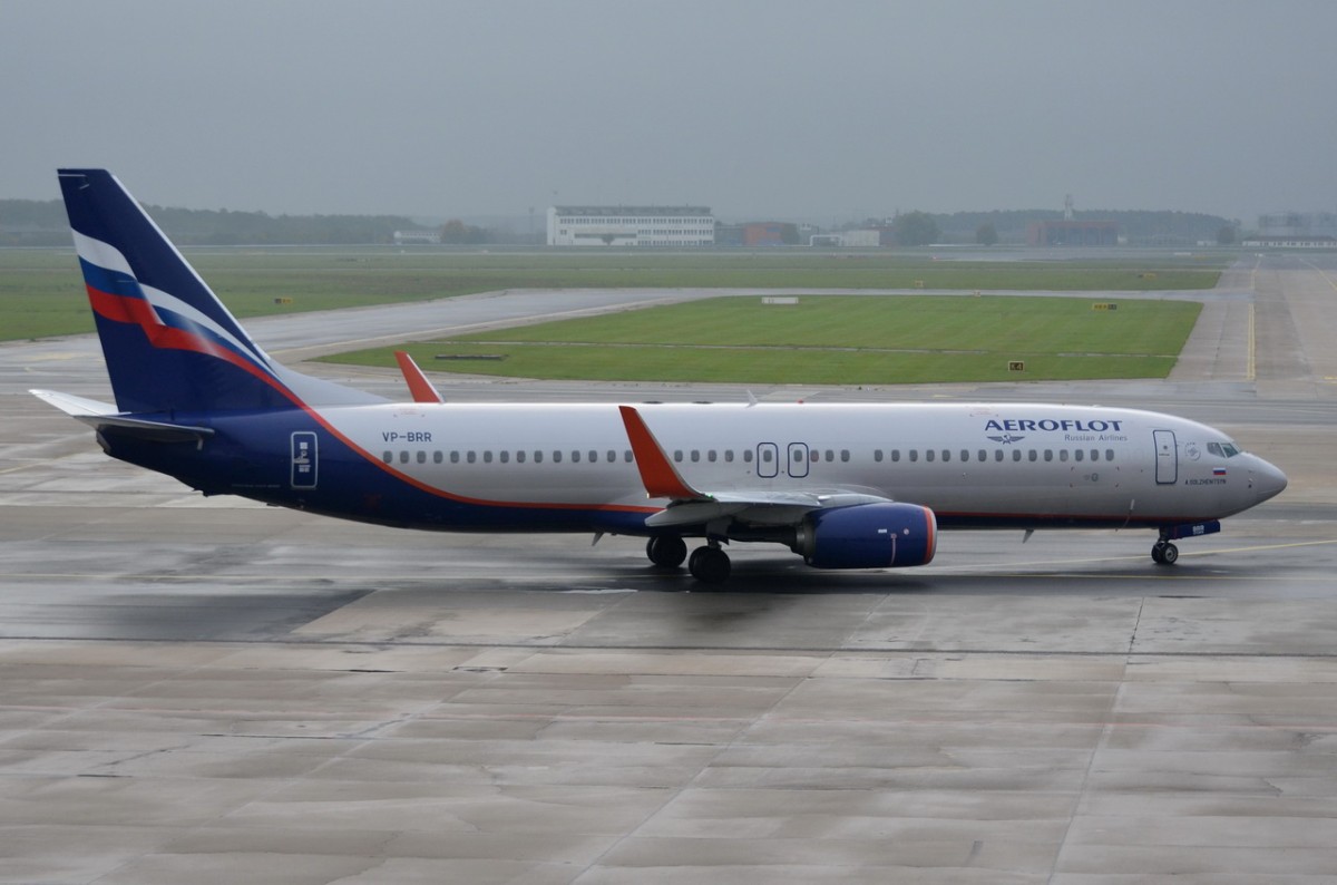 VP-BRR Aeroflot - Russian Airlines Boeing 737-8LJ (WL)  A. Solzhenitsyn     zum Start am 17.10.2014 in Schönefeld