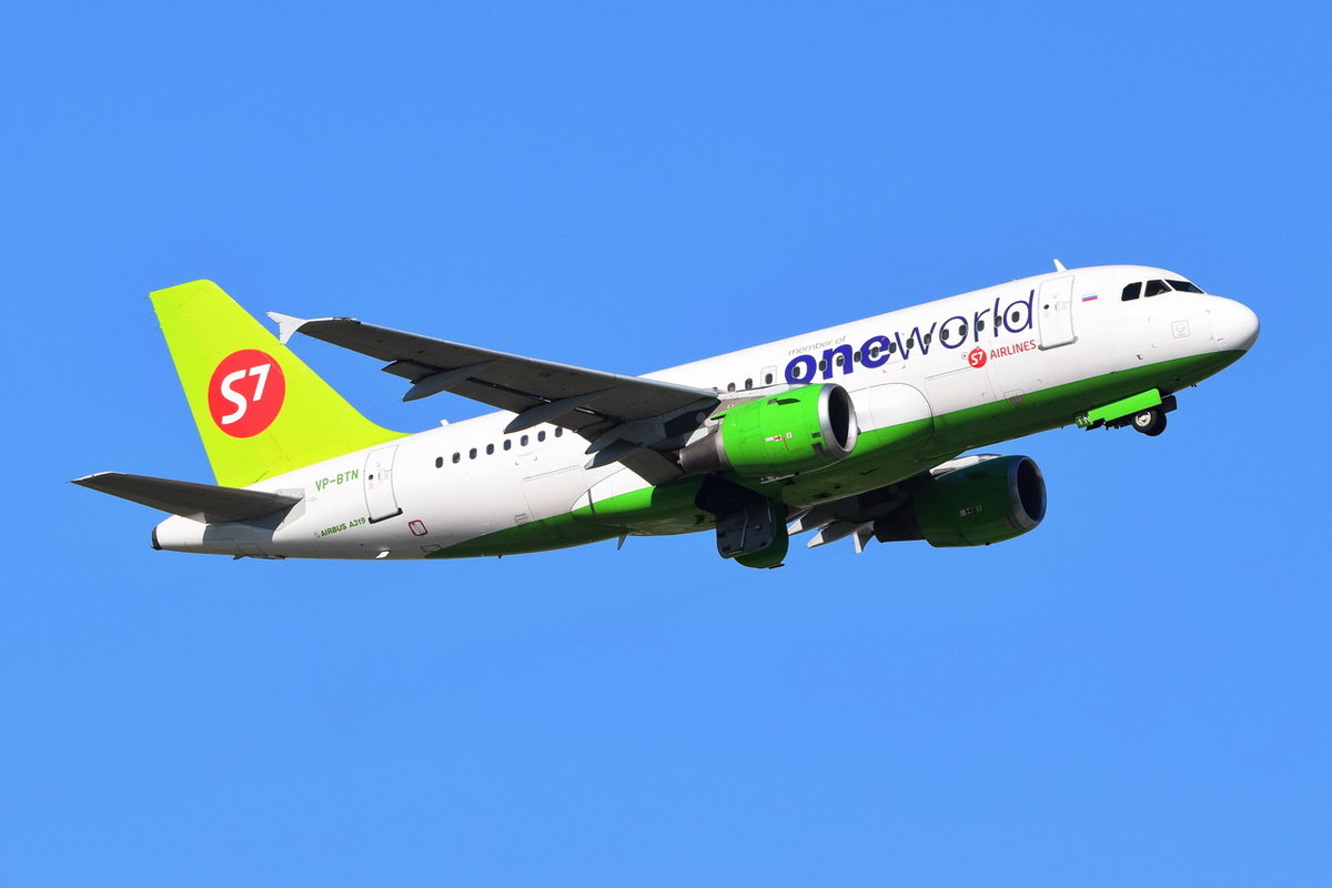 VP-BTN S7 - Siberia Airlines Airbus A319-114 , MUC , 14.10.2018 