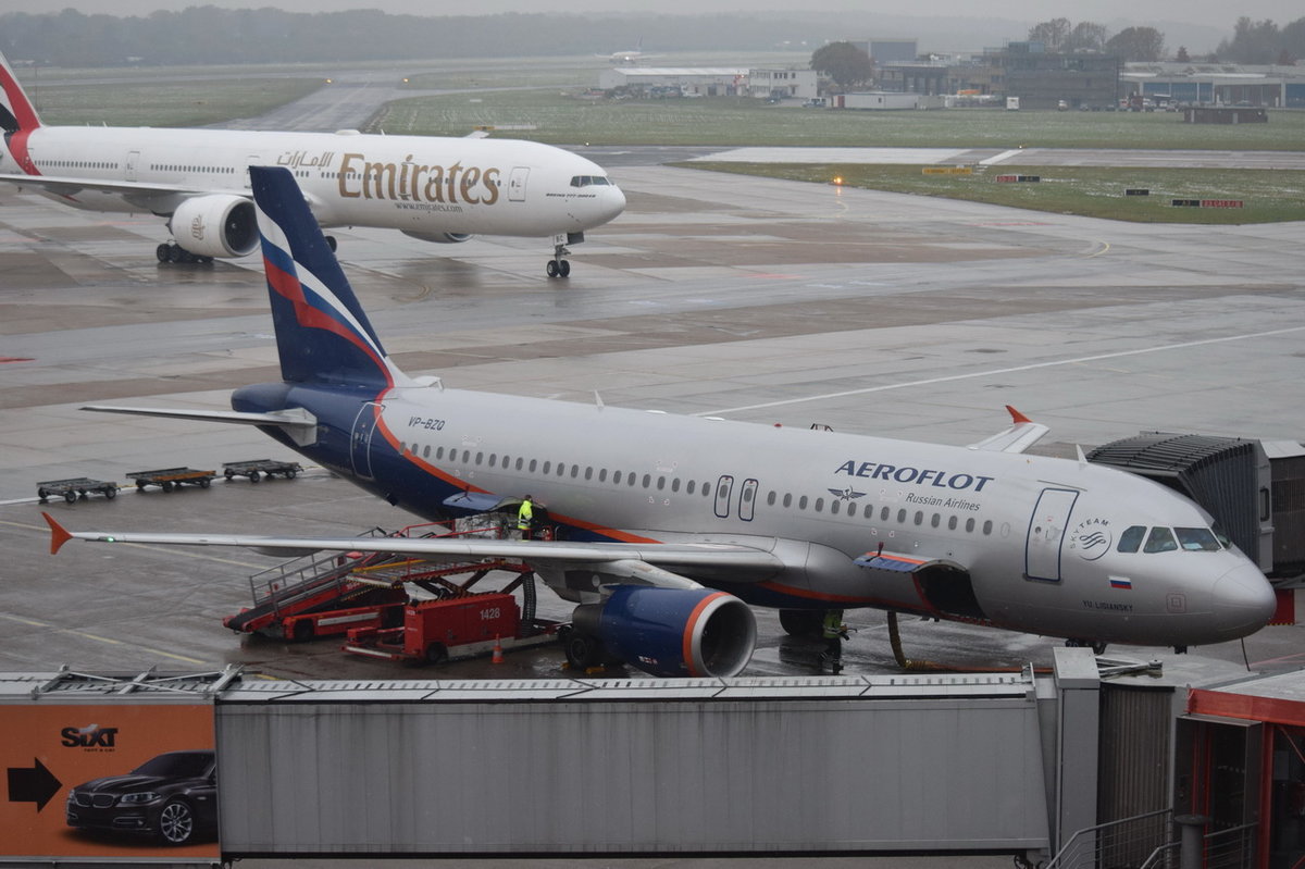 VP-BZQ Aeroflot - Russian Airlines Airbus A320-214  , HAM , 10.11.2016