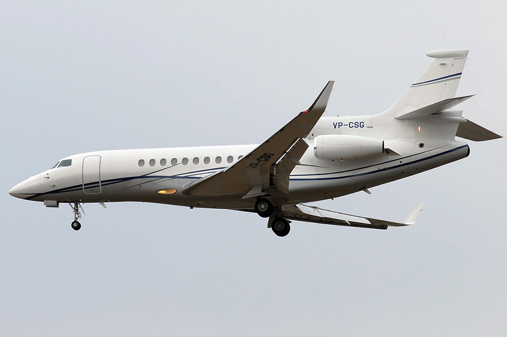VP-CSG Dassault Falcon 7X 26.02.2014 VW Air Services