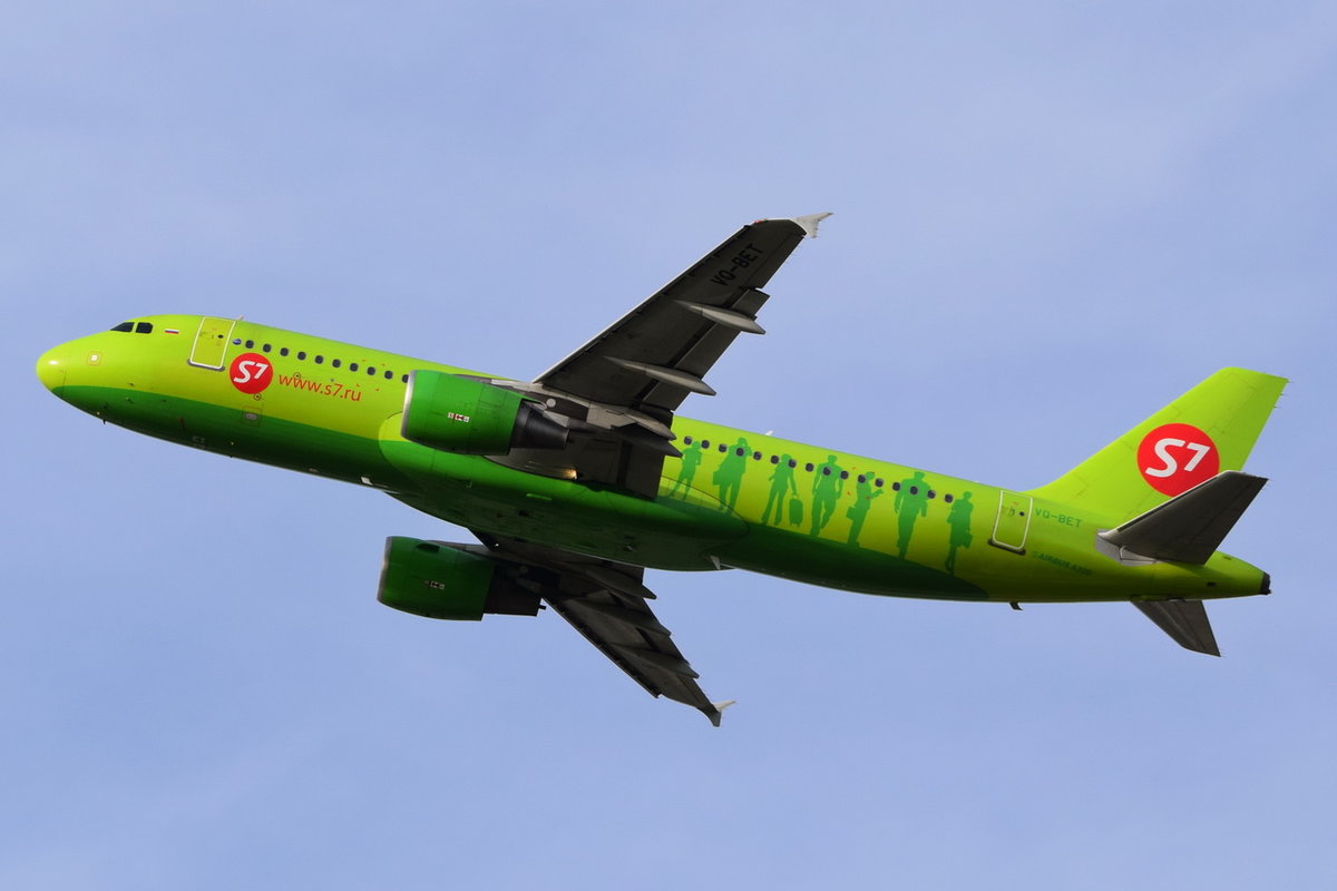 VQ-BET S7 - Siberia Airlines Airbus A320-214  , MUC , 04.10.2017