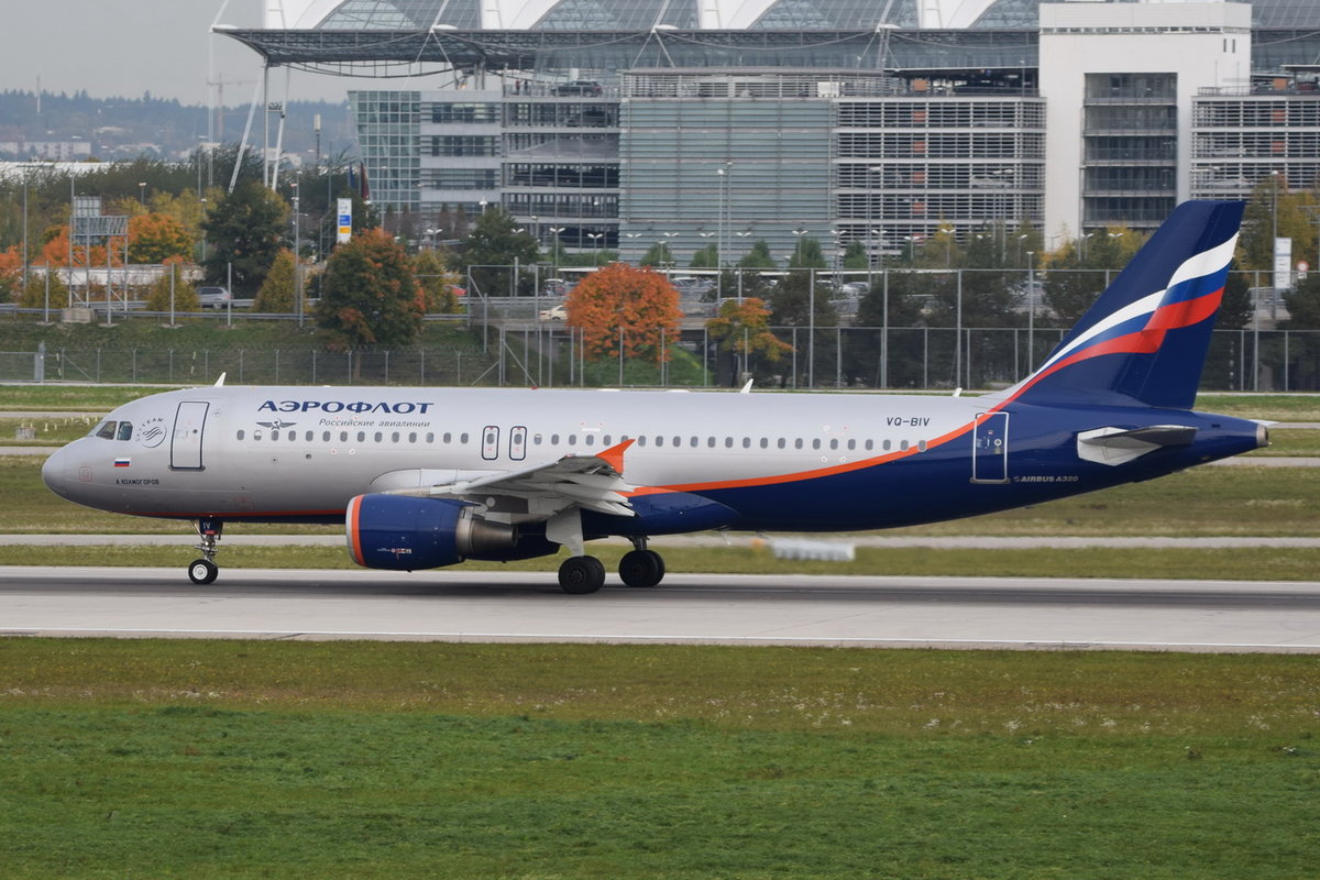 VQ-BIV Aeroflot - Russian Airlines Airbus A320-214  , MUC , 04.10.2017