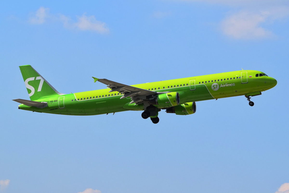 VQ-BQI S7 - Siberia Airlines Airbus A321-211  , MUC , 12.05.2018
