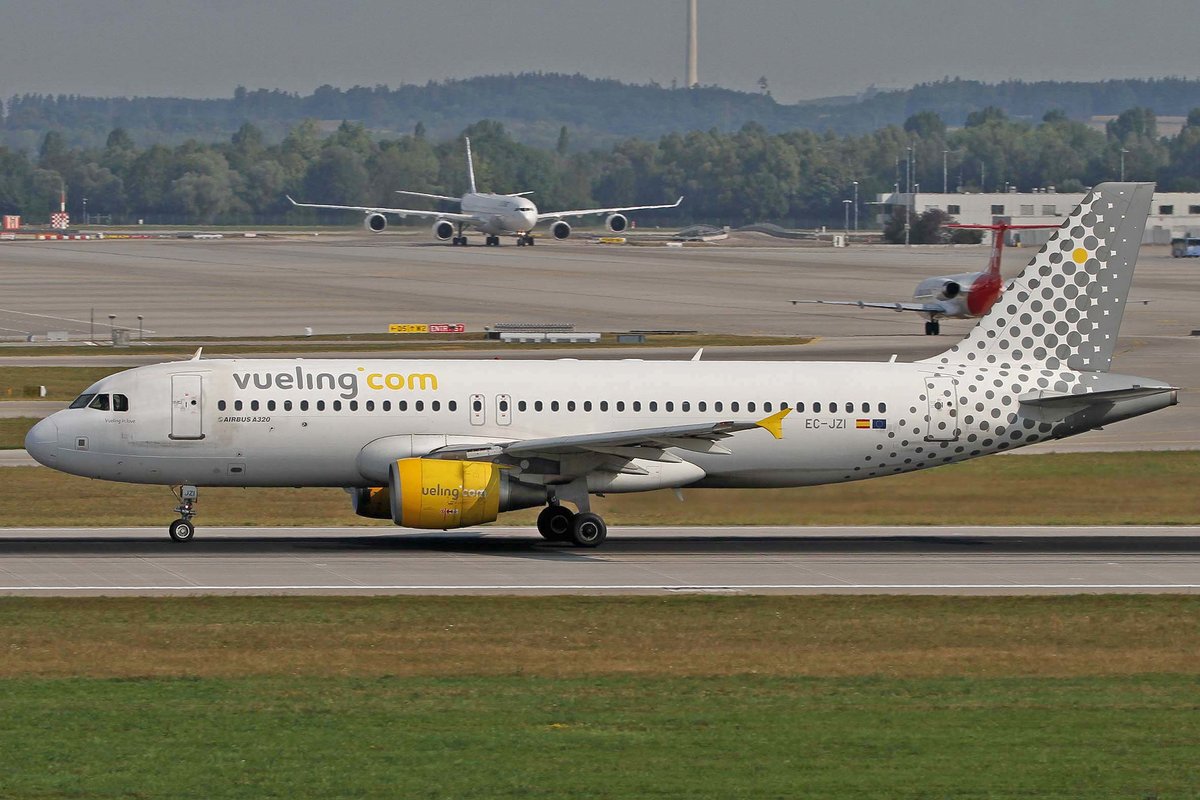 Vueling Airlines, EC-JZI, Airbus, A 320-214,  Vueling in love , MUC-EDDM, München, 20.08.2018, Germany