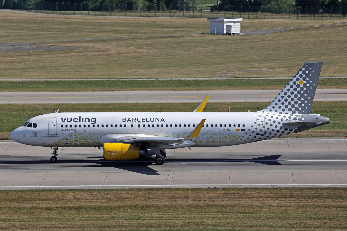 Vueling Airlines, EC-MNZ, Airbus A320-232, msn: 7351,  Vueling Loves Barcelona , 19.Juni 2026, ZRH Z�rich, Switzerland.
