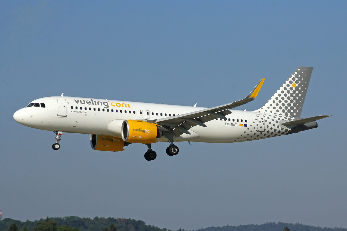 Vueling Airlines, EC-NAY, Airbus A320-271N, msn: 8601, 24.Juli 2019, ZRH Zürich, Switzerland.