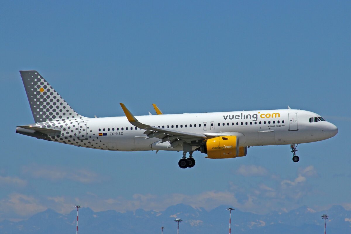 Vueling Airlines, EC-NAZ, Airbus A320-271N, msn: 8648, 01.Juli 2021, MXP Milano Malpensa, Italy.
