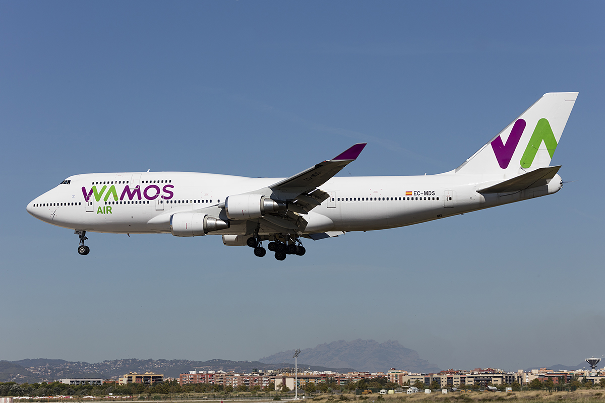 Wamos Air, EC-MDS, Boeing, B747-419, 10.09.2017, BCN, Barcelona, Spain 


