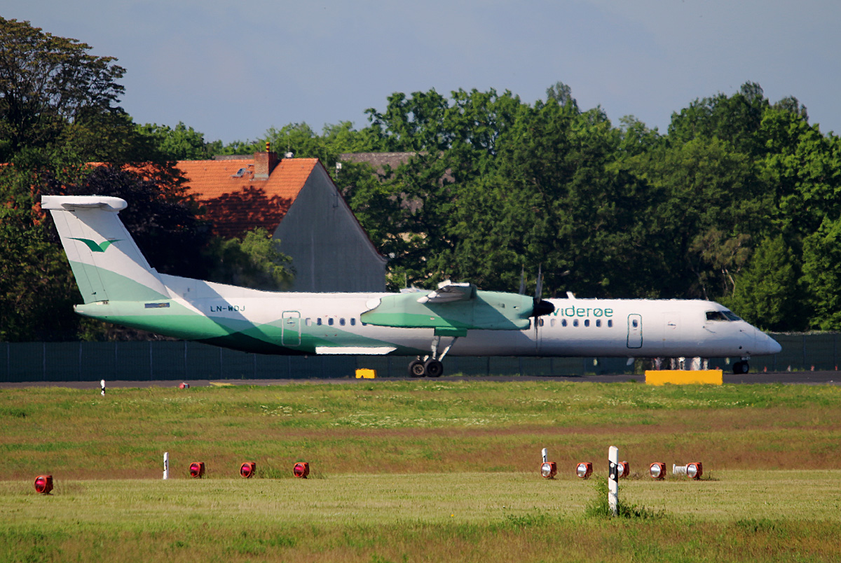 Wideroe, DHC-8-402Q, LN-WDJ, TXL, 25.05.2017