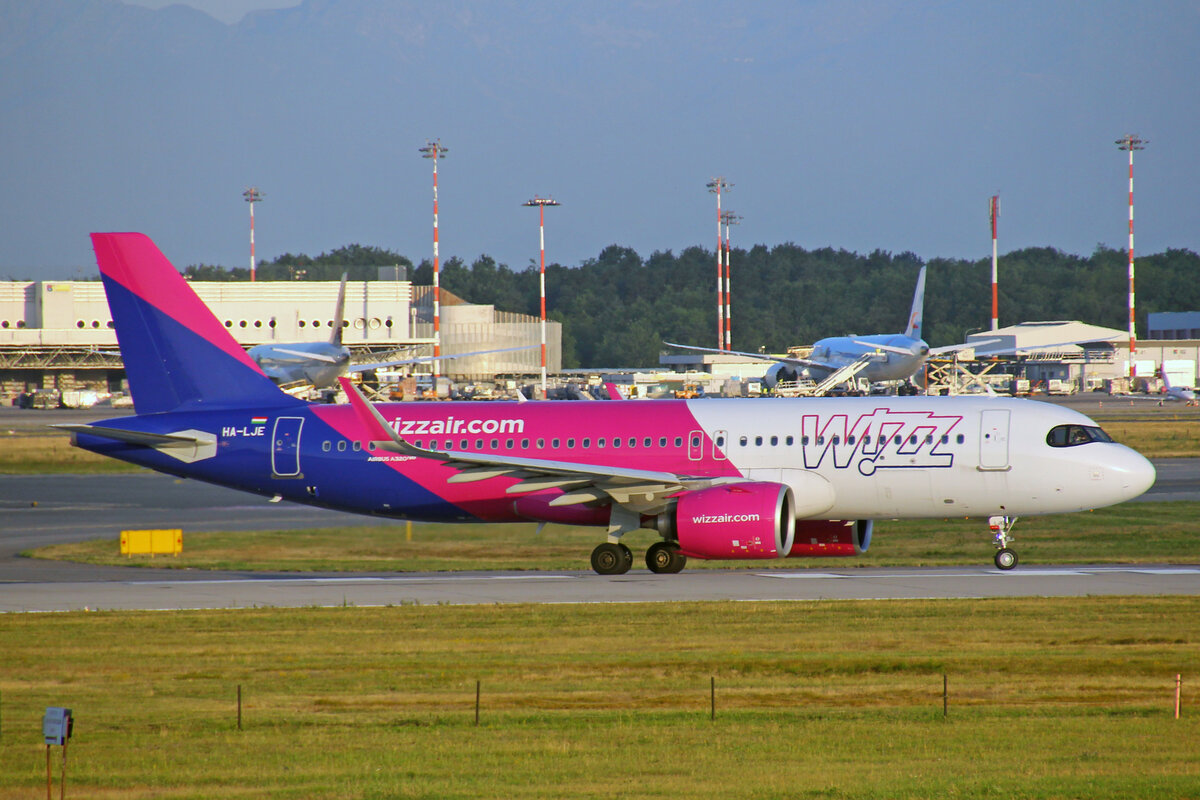 WIZZ Air, HA-LJE, Airbus A320-271N, msn: 10046, 02.Juli 2021, MXP Milano Malpensa, Italy.