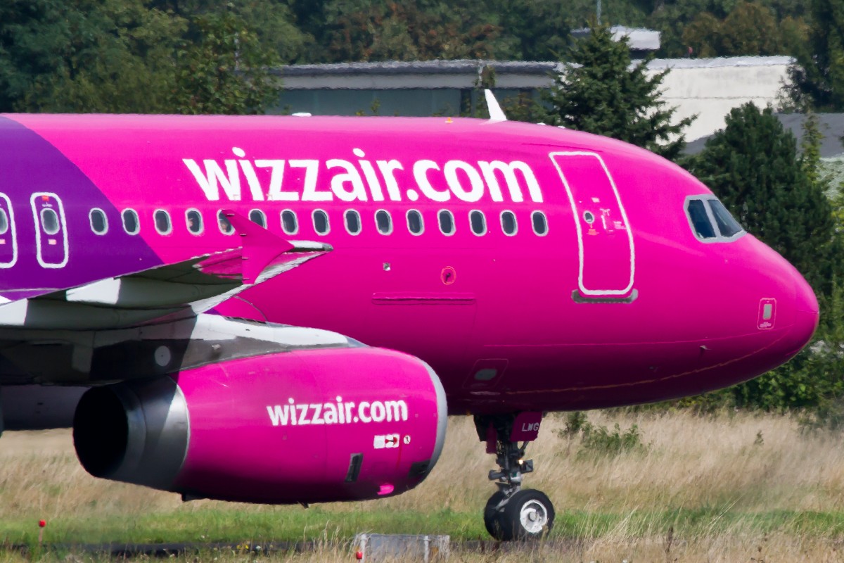 Wizz Air, HA-LWG, Airbus, A 320-200 (Bug/Nose), 02.09.2014, FMM-EDJA, Memmingen, Germany 