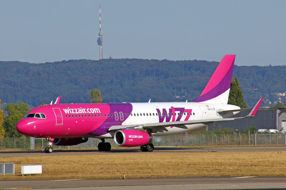 Wizz Air, HA-LYP, Airbus A320-232, msn: 6115, 16.August 2018, BSL Basel-Mülhausen, Switzerland.