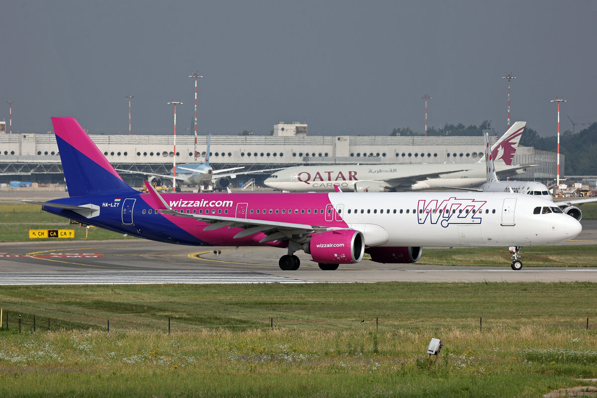 Wizz Air, HA-LZY, Airbus A321-271NX, msn: 10993, 04.Juli 2024, MXP Milano Malpensa, Italy.