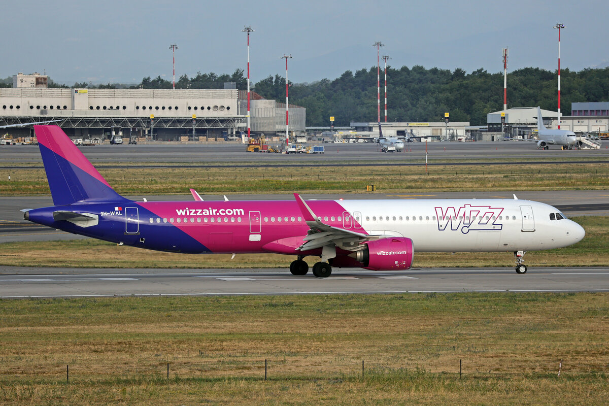 Wizz Air Malta, 9H-WAL, Airbus A321-271NX, msn: 10336, 10.Juli 2026, MXP Milano Malpensa, Italy.