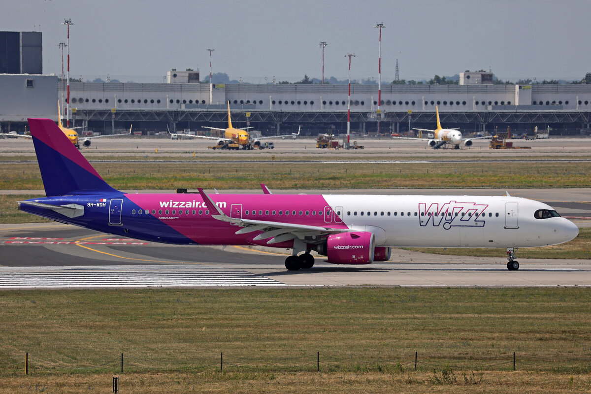 Wizz Air Malta, 9H-WDH Airbus A321-271NX, msn: 12217, 28.Juni 2026, MXP Milano Malpensa, Italy.