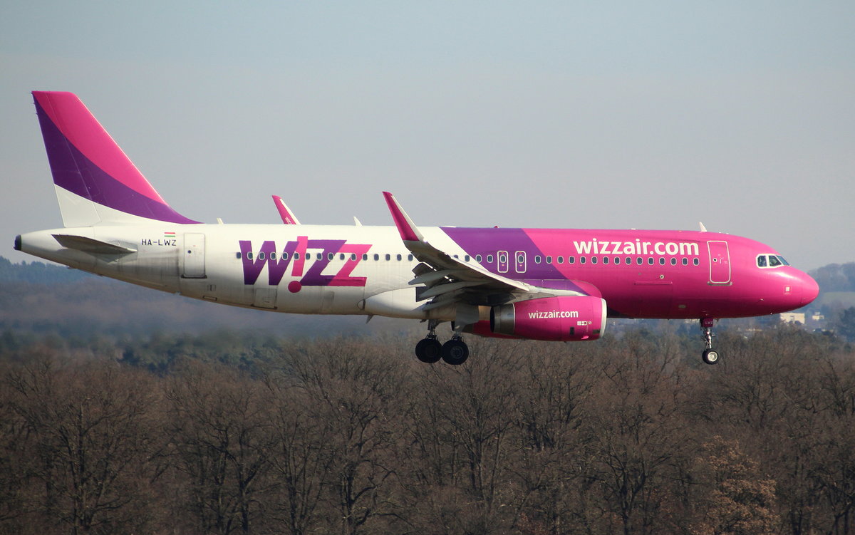 Wizzair Hungary, HA-LWZ,MSN 6086, Airbus A 320-232(SL), 24.02.2018, CGN-EDDK, Köln-Bonn, Germany 