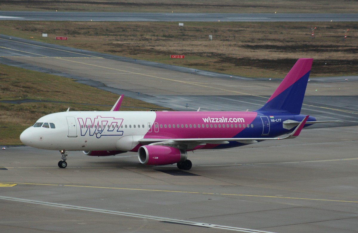 Wizzair Hungary, HA-LYT, (c/n 6683),Airbus A 320-232 (SL), 23.03.2016, CGN-EDDK, Köln-Bonn, Germany (new color) 